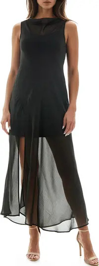 Cowl Neck Chiffon Maxi Dress | Nordstrom