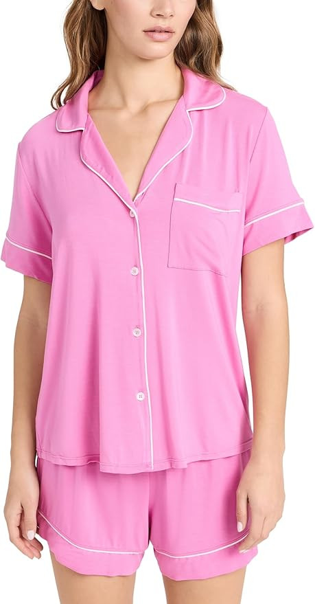 Eberjey Gisele Relaxed Women's Short PJ Set | Amazon (US)