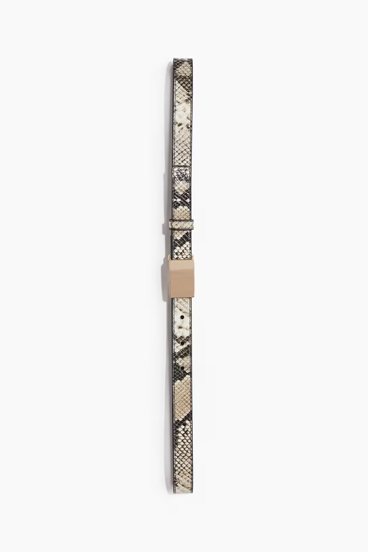 Narrow Belt - White/light green - Ladies | H&M US | H&M (US + CA)