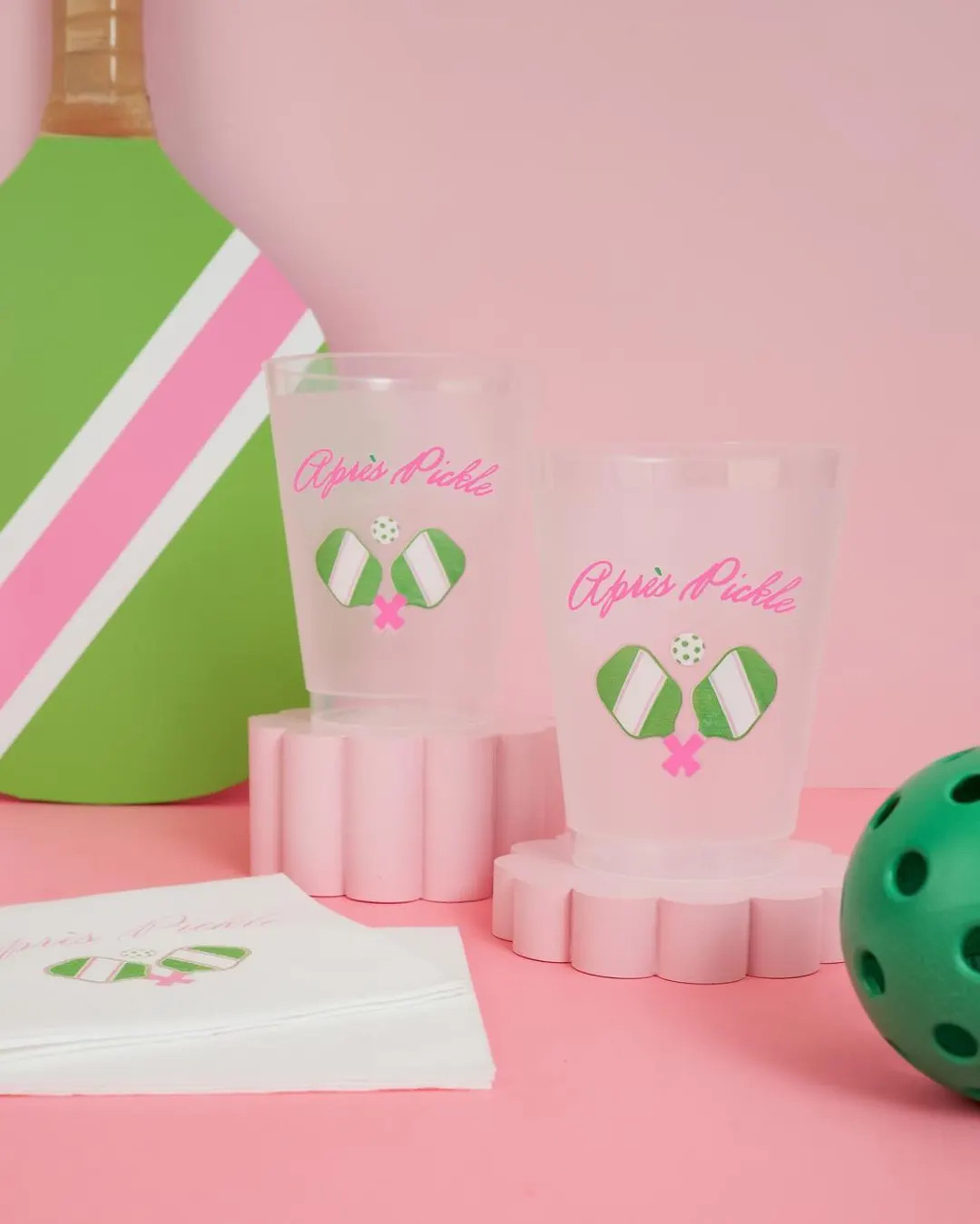 Apres Pickle Shatterproof Cups Pickleball | Set of 8 - Etsy | Etsy (US)