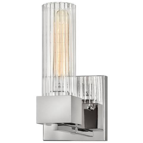 Hinkley Xander 10" High Polished Nickel Wall Sconce | Lamps Plus