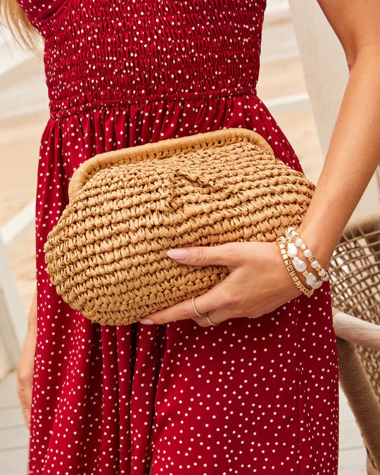 Poolside Straw Pouch Clutch | VICI