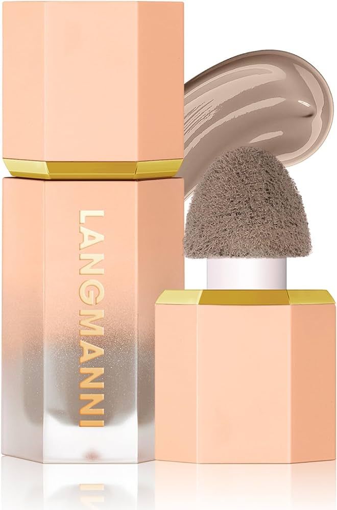 Yeweian Liquid Contour Stick Makeup, Cream Face Bronzer Stick Built-in Sponge Tip, Cool Toned Con... | Amazon (US)