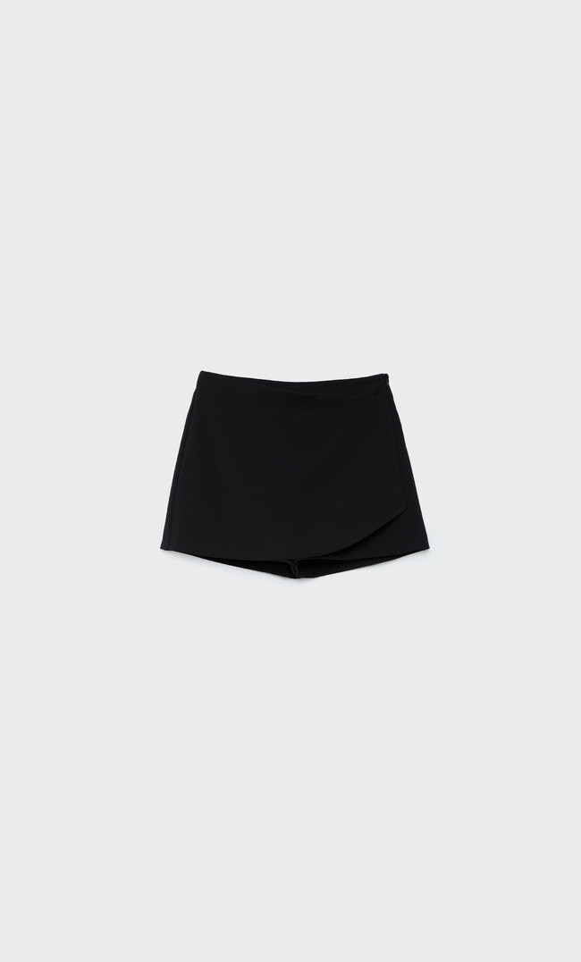 Wrap skort - Women's fashion | Stradivarius United Kingdom | Stradivarius (UK)
