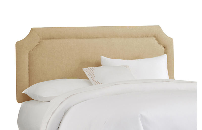 Morgan Headboard, Sand Linen | One Kings Lane