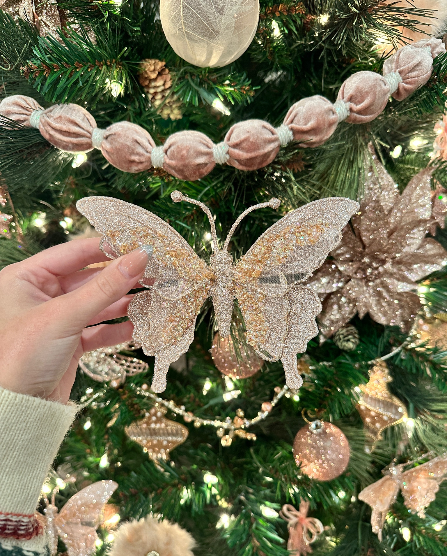 These butterfly ornaments are SO CUTE!! It’s making my ethereal pink Christmas tree dreams come true💕 #christmas #christmastree

#LTKSeasonal #LTKHoliday #LTKhome