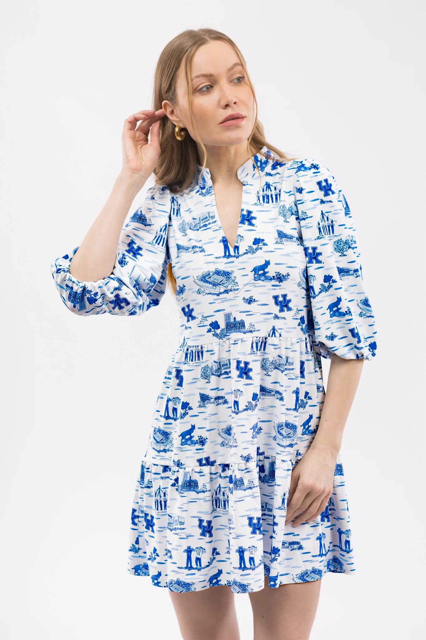 Tory Dress - Kentucky Toile | Smith and Quinn