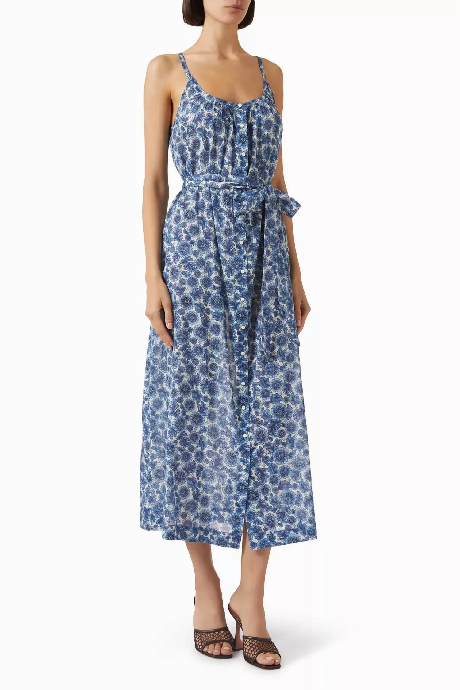 Nevita Midi Dress In Blue | Shop Simon