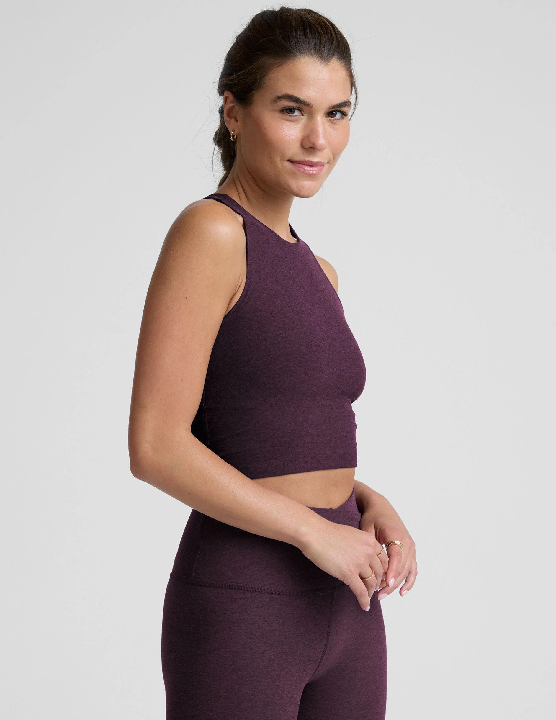 Spacedye Refocus Cropped Tank | Beyond Yoga | Beyond Yoga