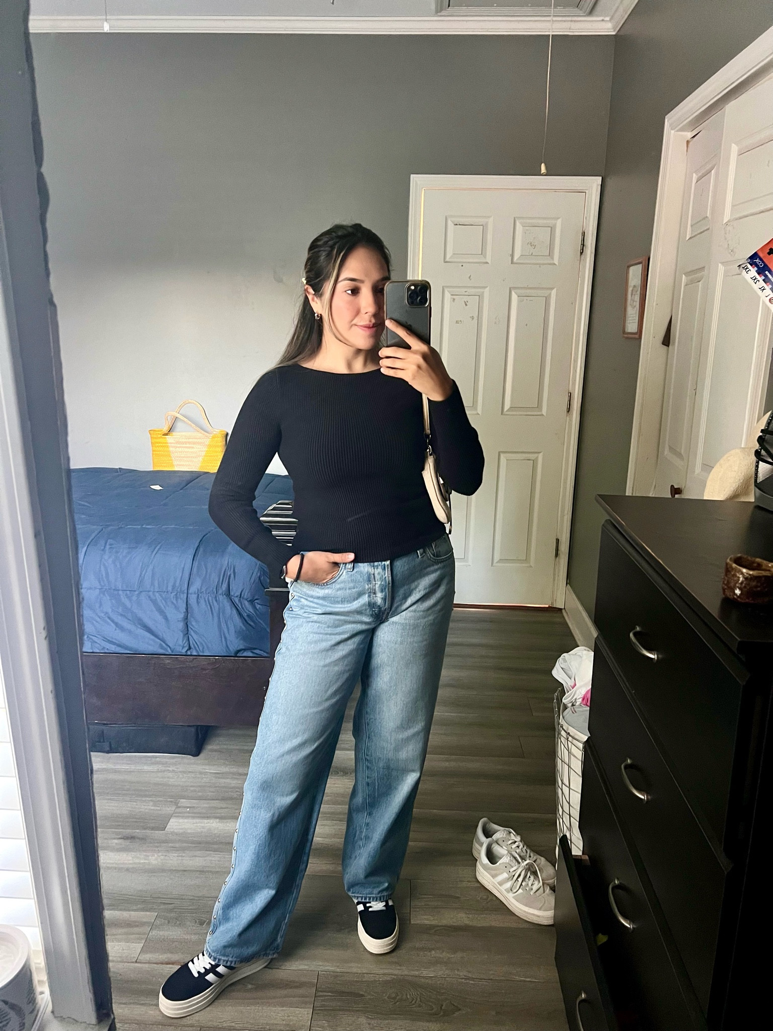 Casual outfit 

Target, Abercrombie, adidas, jeans, long sleeve, 

#LTKSeasonal #LTKBeauty #LTKStyleTip