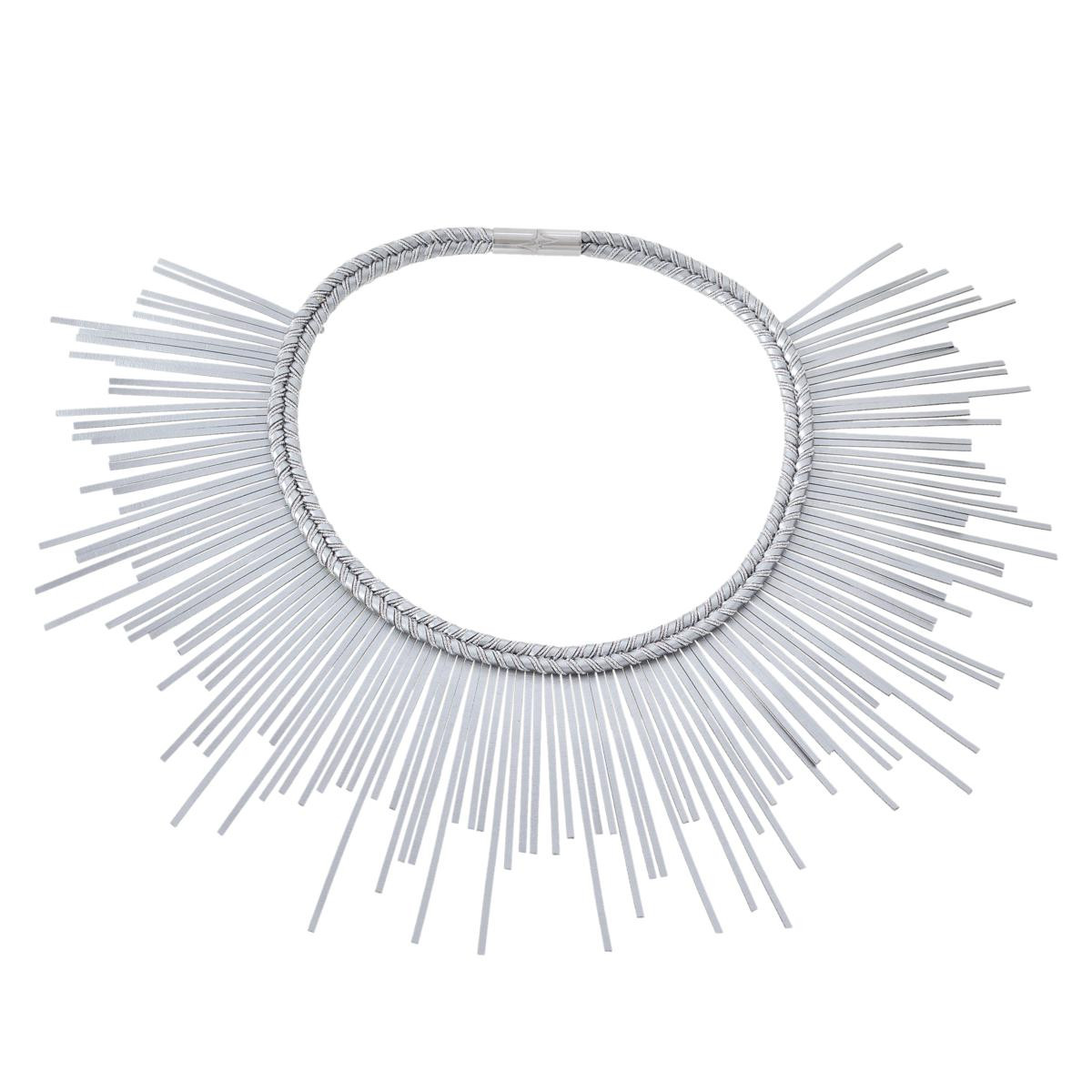 Leyla Gans 18" Sunburst Statement Necklace - 20251989 | HSN | HSN