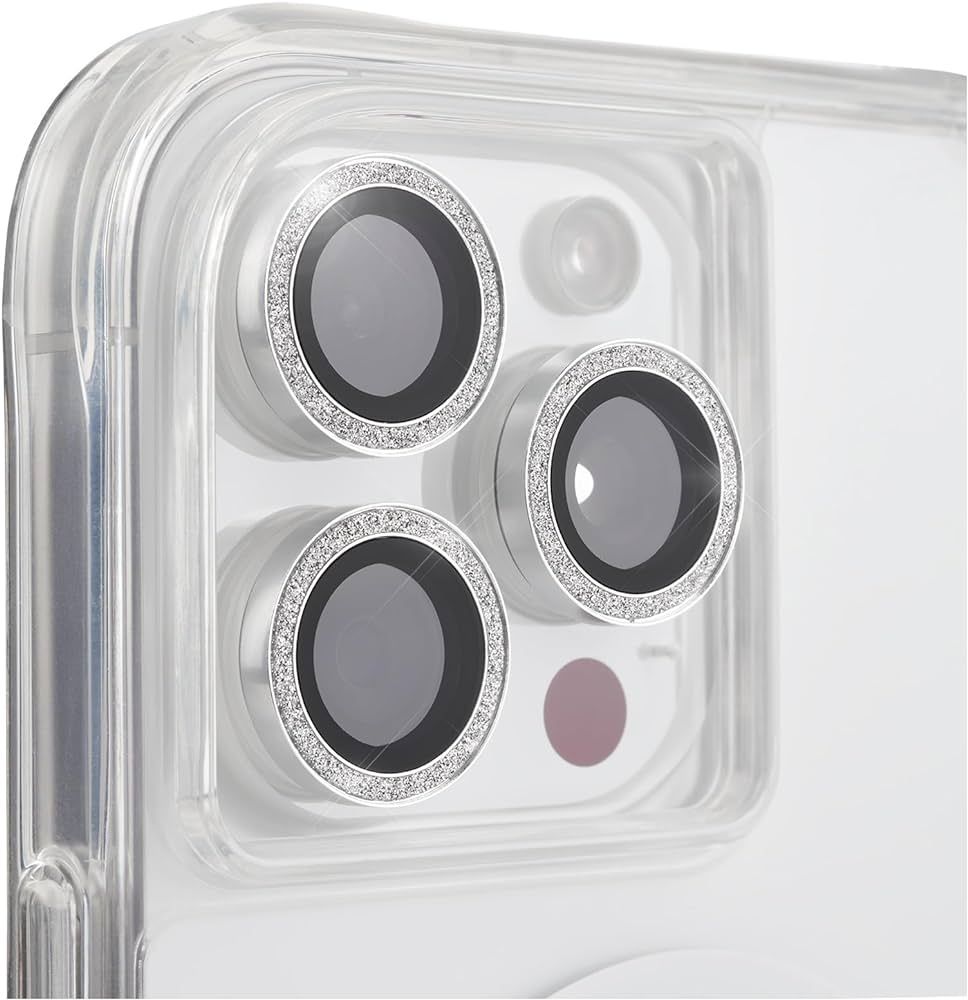 Case-Mate Camera Lens Protector w/Twinkle Rings for iPhone 15 Pro Max/iPhone 15 Pro - Double Temp... | Amazon (US)