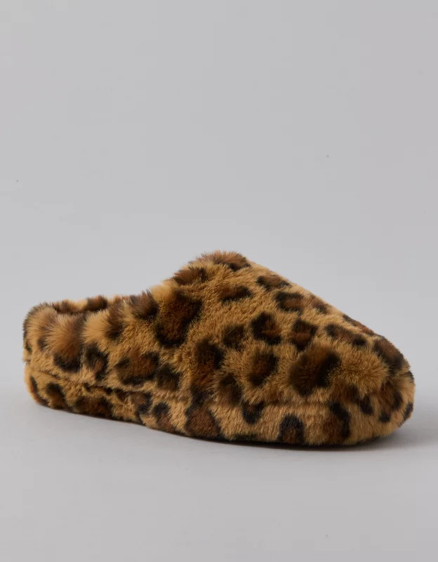 AE Leopard Slipper | American Eagle Outfitters (US & CA)