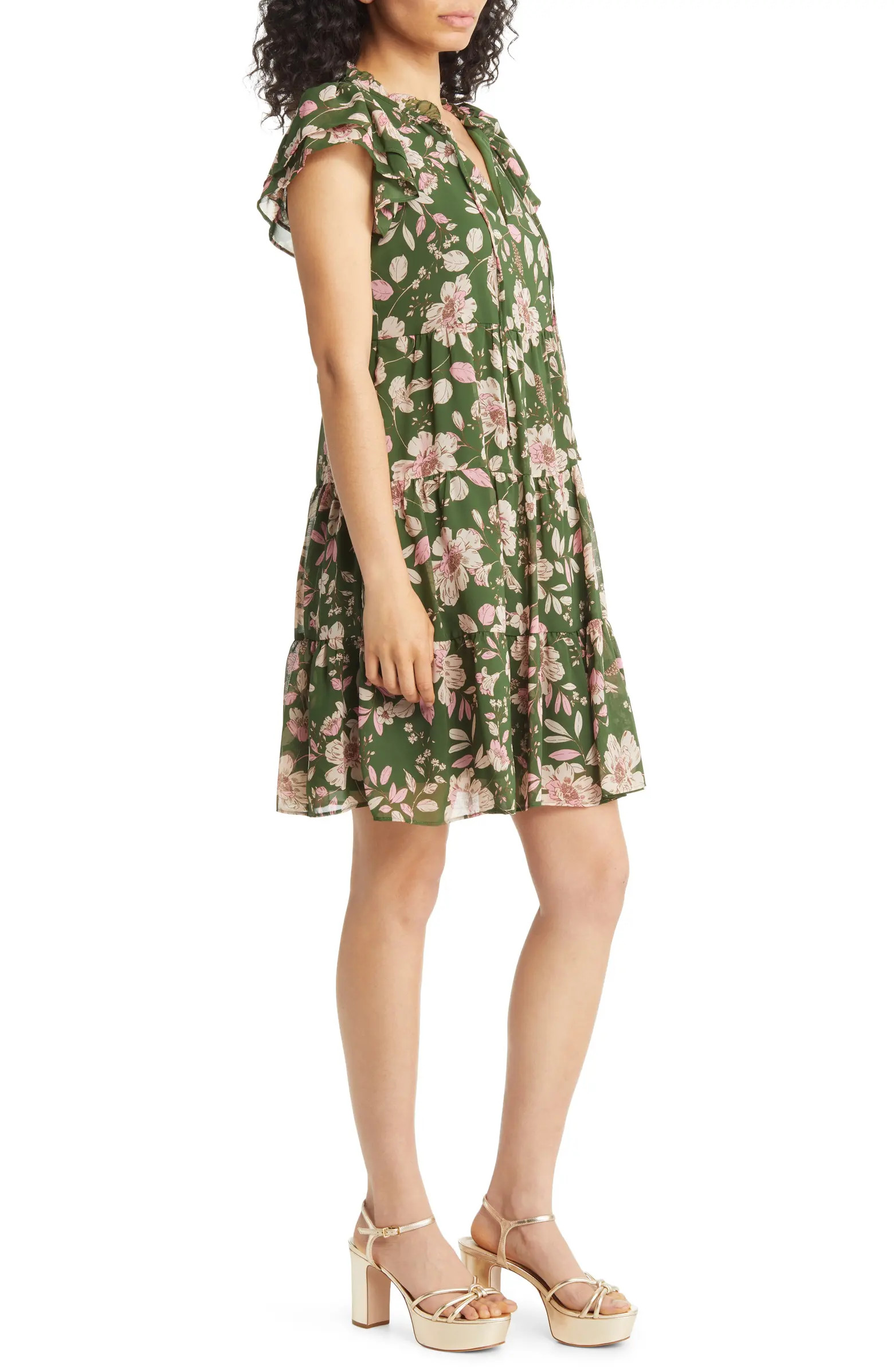 Floral Tiered Dress | Nordstrom