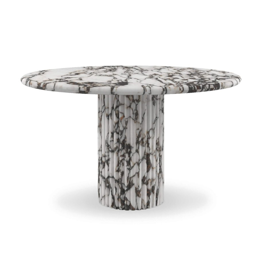 Cava Fluted Round Dining Table | Eternity Modern
