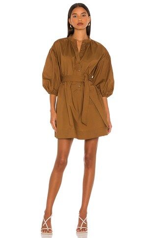 L'Academie Nadia Dress in Brown from Revolve.com | Revolve Clothing (Global)