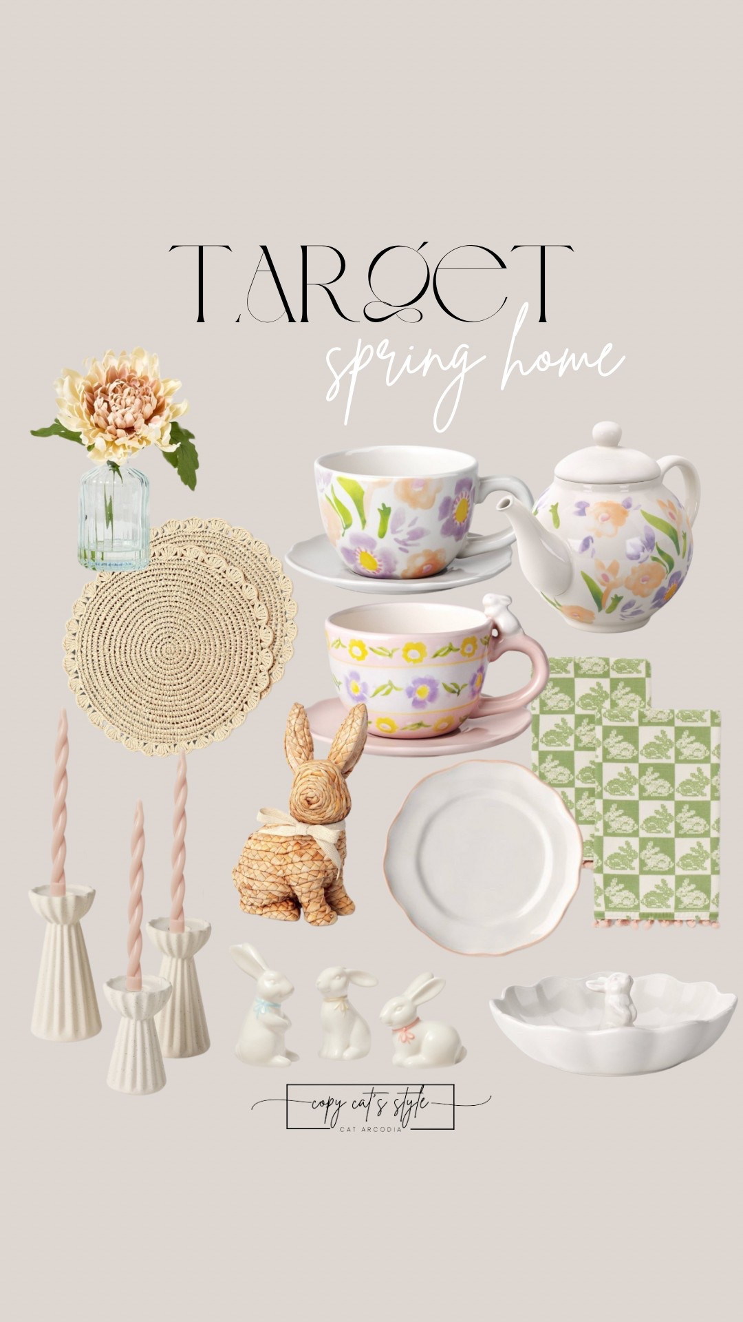 Target spring home! Target Easter table decor. 

#LTKHome #LTKSeasonal #LTKFindsUnder50