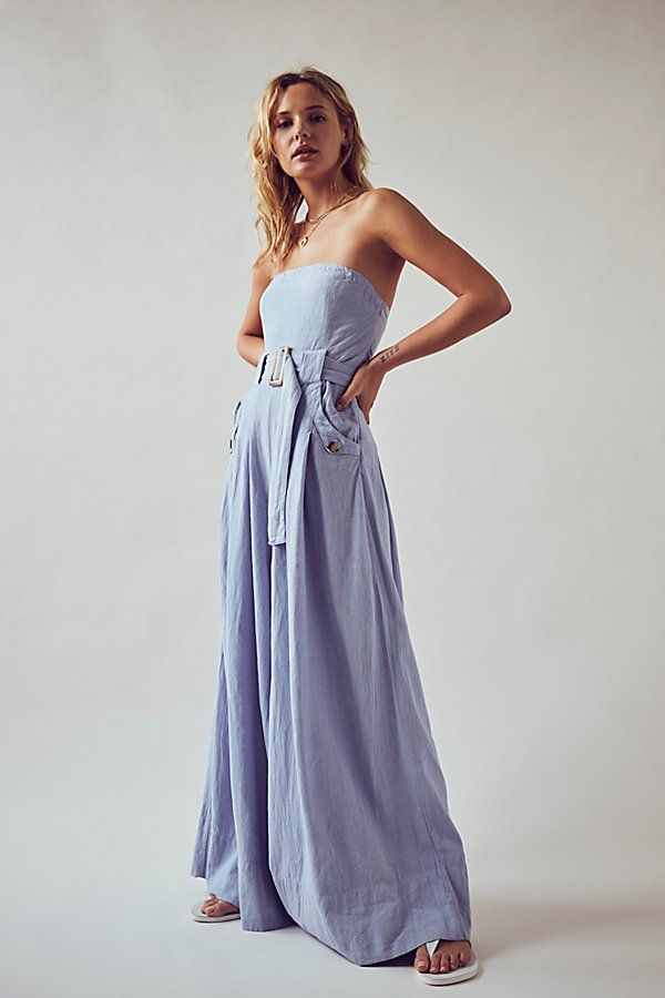 Lucia Jumpsuit by Free People, Wisteria Mist, US 8 | Free People (Global - UK&FR Excluded)