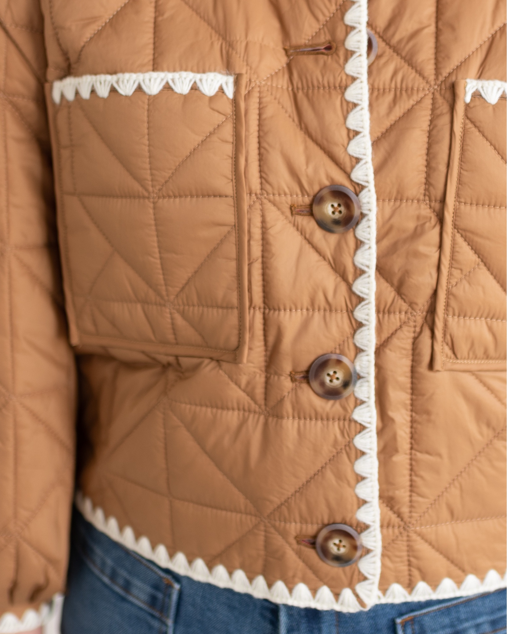 @Saks makes school drop-off SO CHIC! I’ve rounded up my favorite oversized sunglasses, printed dresses and tops, jeans and novelty jackets! 

I’m wearing a size medium in this jacket! 

Shop this post on my @shop.ltk app page for all of my @Saks favorites! 
#SaksPartner #Saks @Saks

#LTKstyletip