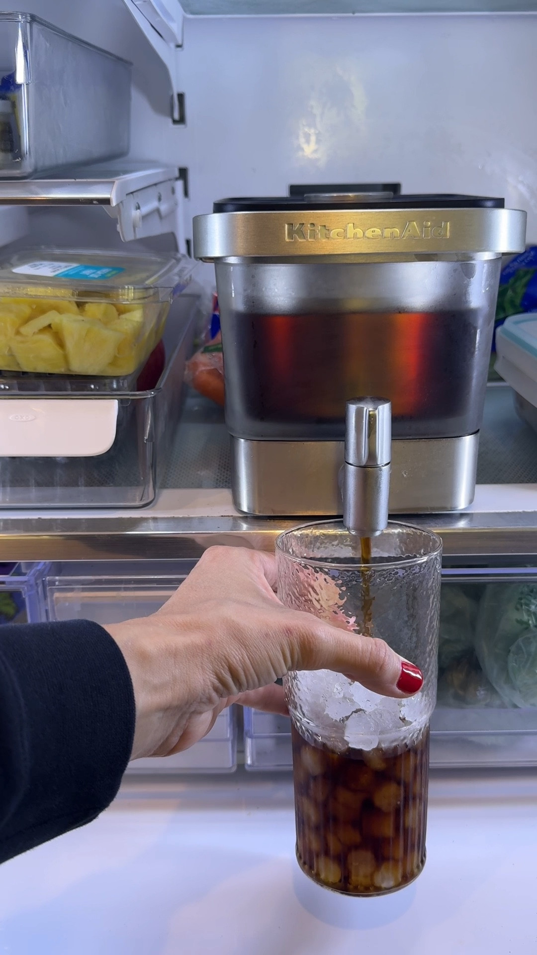 I love making cold brew coffee at home now thanks to this #kitchenaid coffee maker 🤎☕️

#coldbrew #icedcoffee #crateandbarrel #coffee 

#LTKHome #LTKVideo