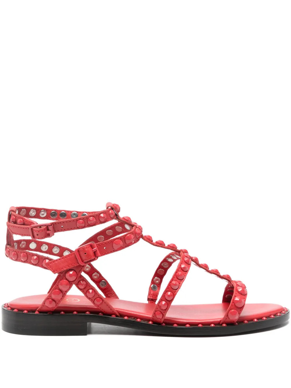 Ash Precious studded sandals - Red | Farfetch Global