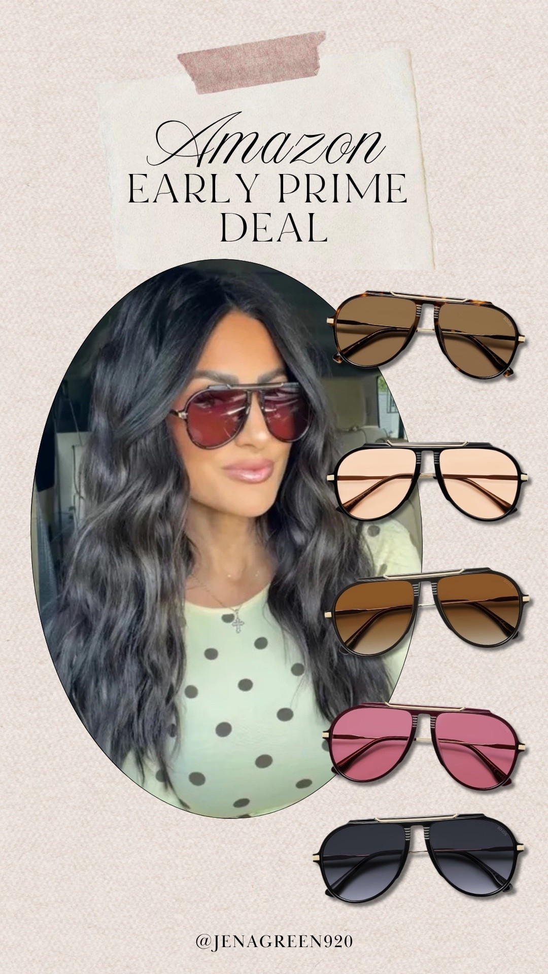 Amazon Early Prime Deal | Aviator Sunglasses | Look For Less

#LTKSeasonal #LTKSaleAlert
