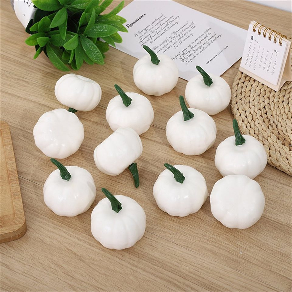 BOTRIBAS Dekoobjekt 12PCS Weiße Künstliche Kürbisse,Simulation Kürbisse | OTTO (DE)