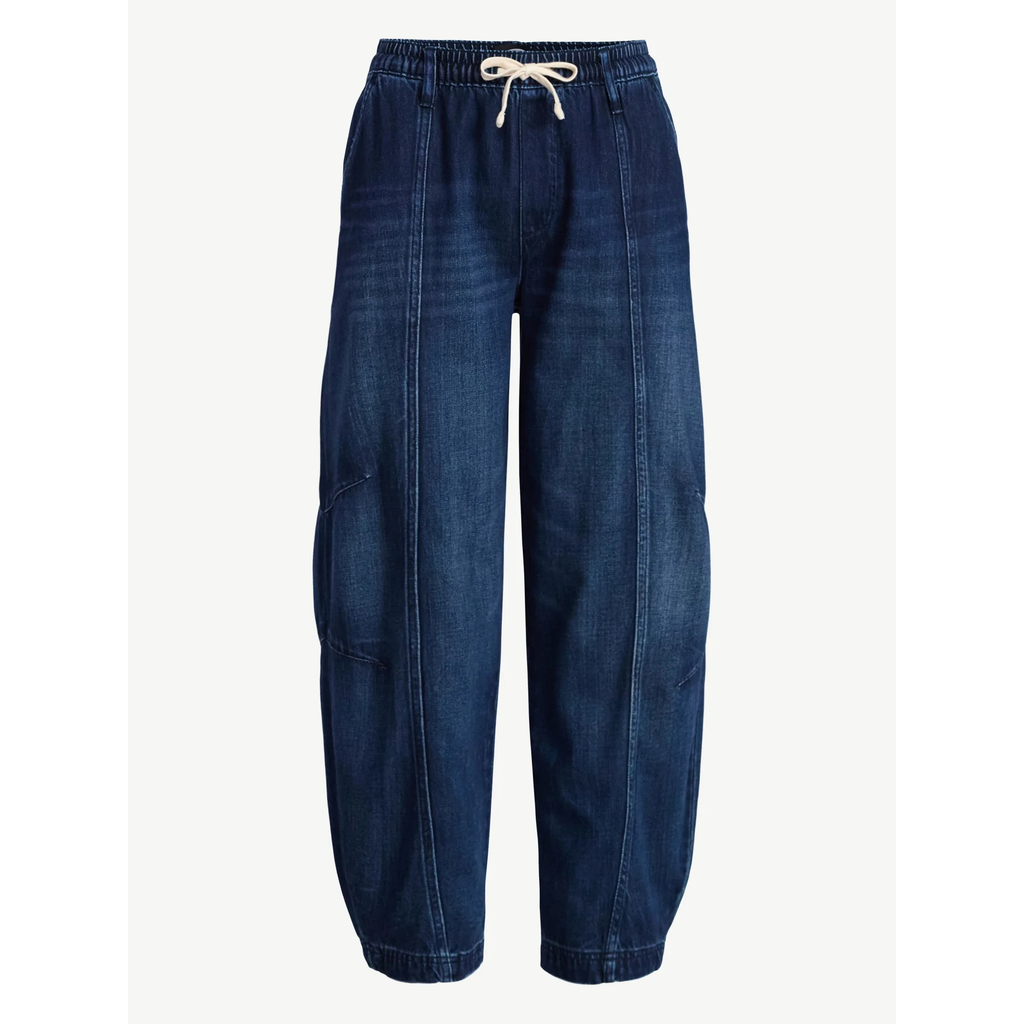 Scoop Women's Pull-on Crop Barrel Pants, Sizes XS-XXL | Walmart (US)