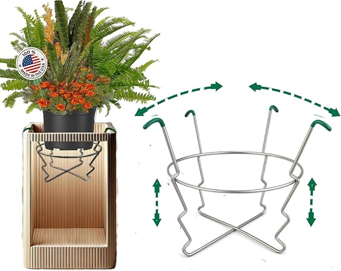 Premium Adjustable Planter Insert. Start at The TOP/Any Height Flower Pot. Any Opening 12-18 Inch... | Amazon (US)