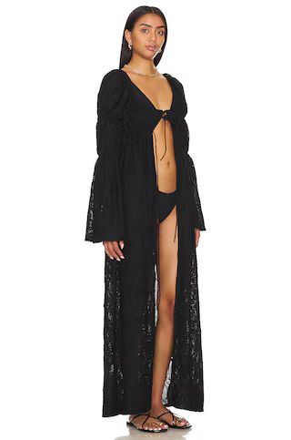 Camila Coelho Hyacinth Maxi Dress in Black from Revolve.com | Revolve Clothing (Global)