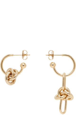 Gold Daria Earrings | SSENSE