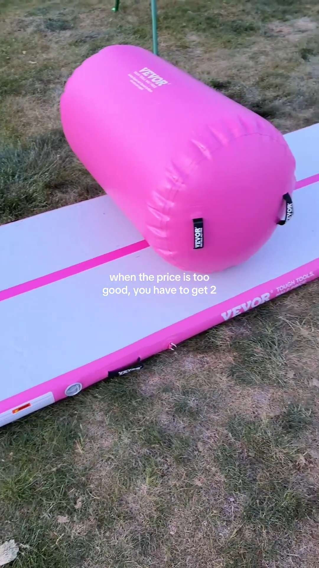 Vevor gymnastics mat and roller 😅 Perfect for kids who love tumbling and practicing at home 

 #LTKdayinmylife #LTKActive #LTKKids