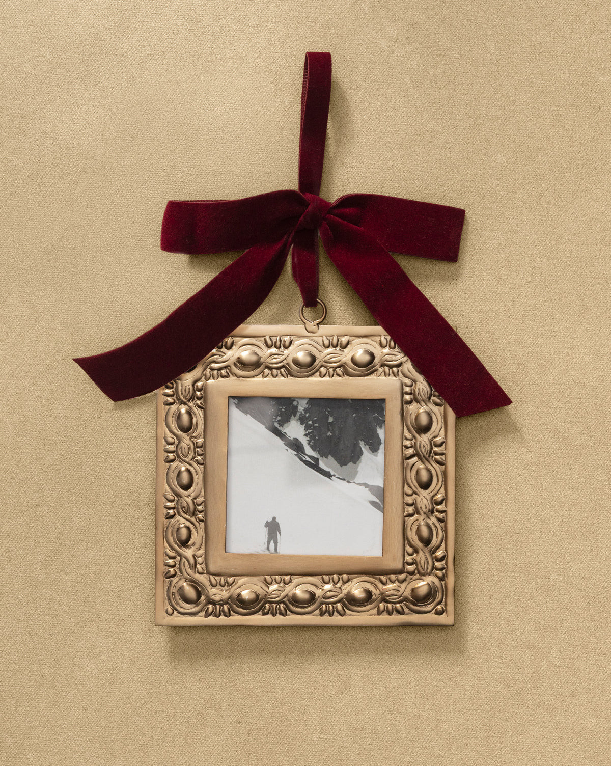 Pressed Brass Picture Frame Ornament | McGee & Co. (US)