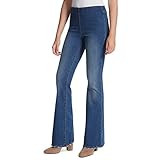 Jessica Simpson Women's Misses Effortless High Rise Pull On Flare Jean, Jayda, 32 Regular | Amazon (US)