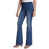 Jessica Simpson Women's Misses Effortless High Rise Pull On Flare Jean, Jayda, 32 Regular | Amazon (US)