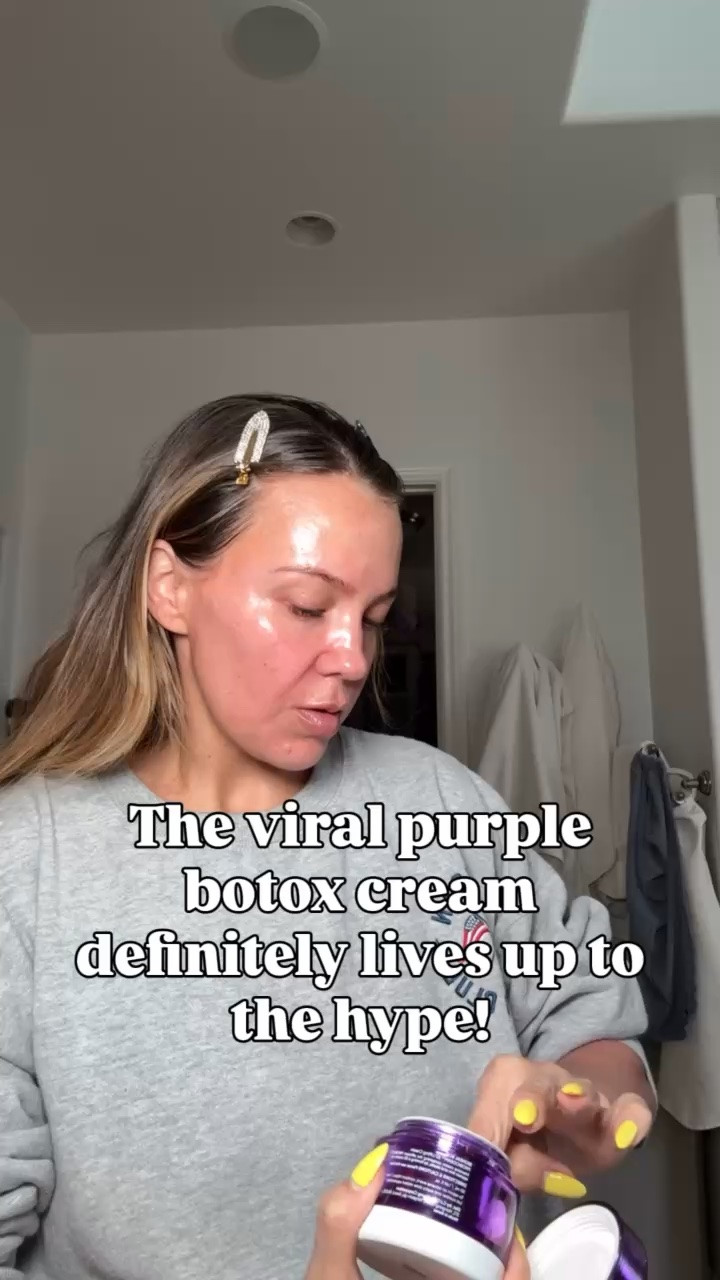 If you haven’t tried this viral purple Botox cream you are missing out!

#LTKselfcare #LTKmorningroutine #LTKmomlife