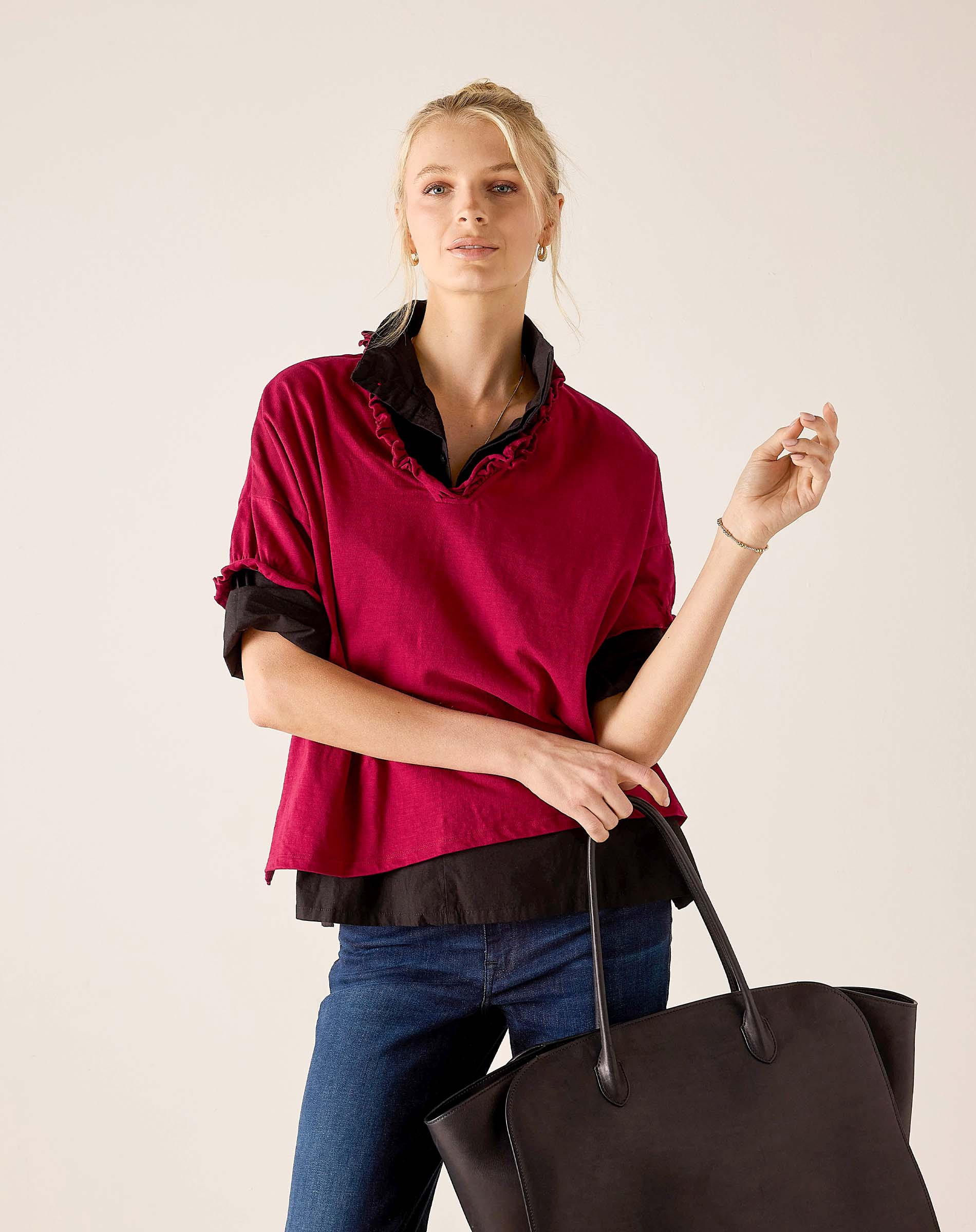 Amelia Ruffle Tee | Mersea (US)