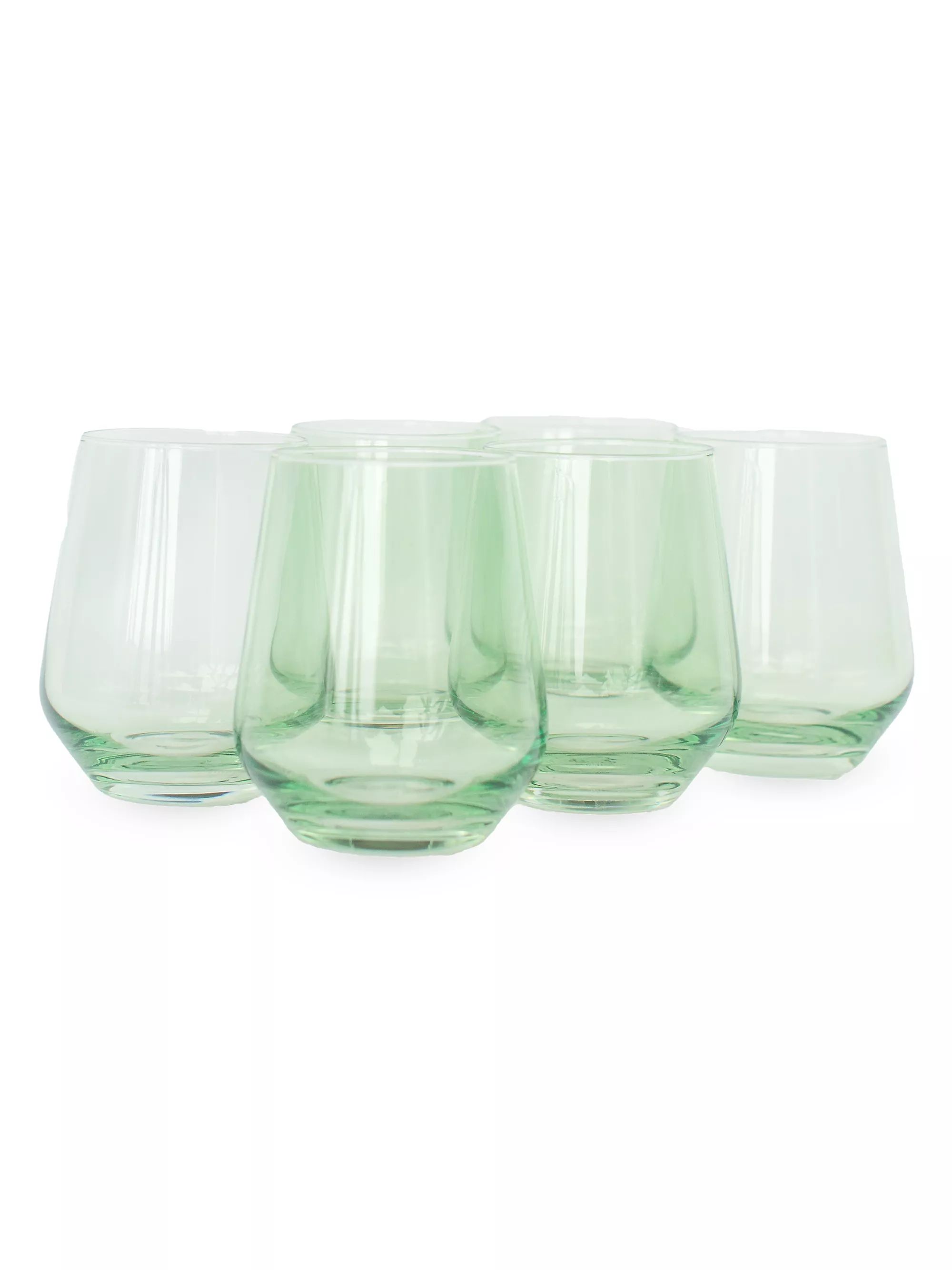 Tinted Stemless Wine Glasses 6-Piece Set | Saks Fifth Avenue