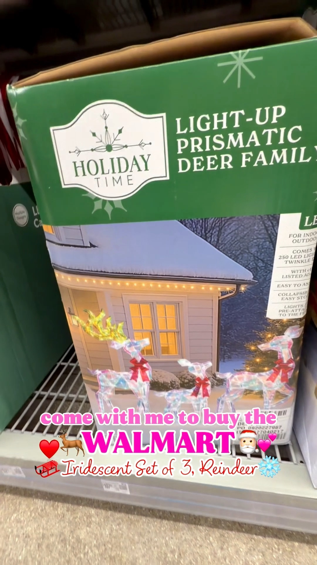 Walmart Christmas Decor! Iridescent 3 Piece Family Reindeer ✨🦌

#LTKFindsUnder50 #LTKSeasonal #LTKFindsUnder100