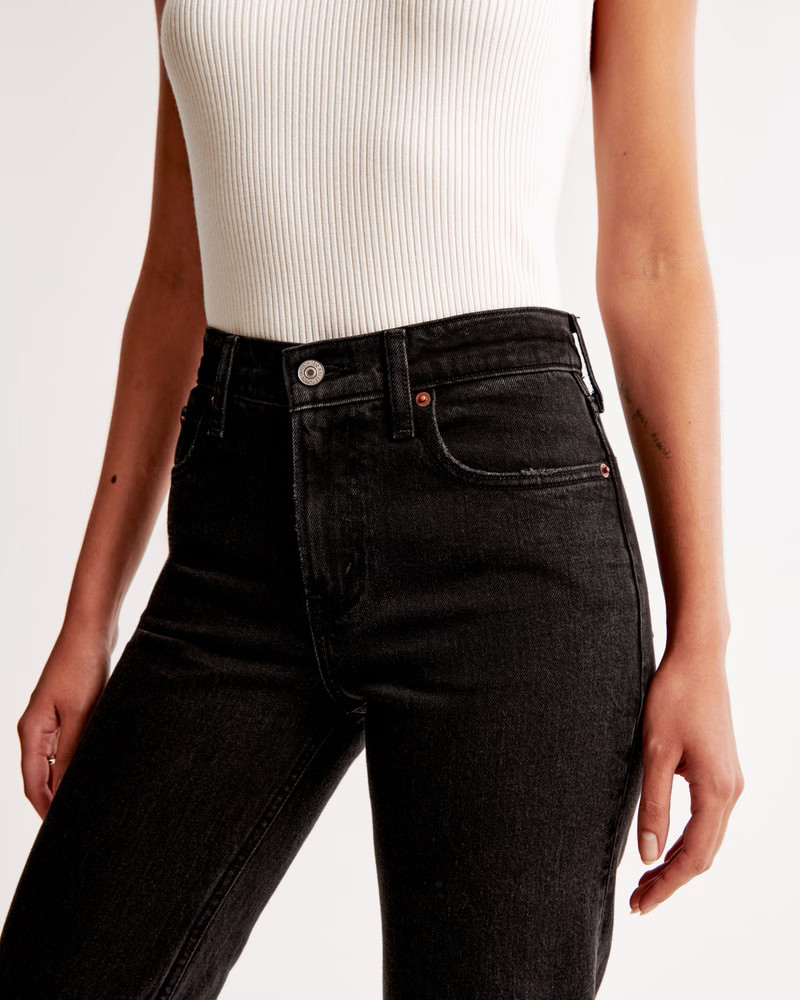 Mid Rise 90s Straight Jean | Abercrombie & Fitch (US)
