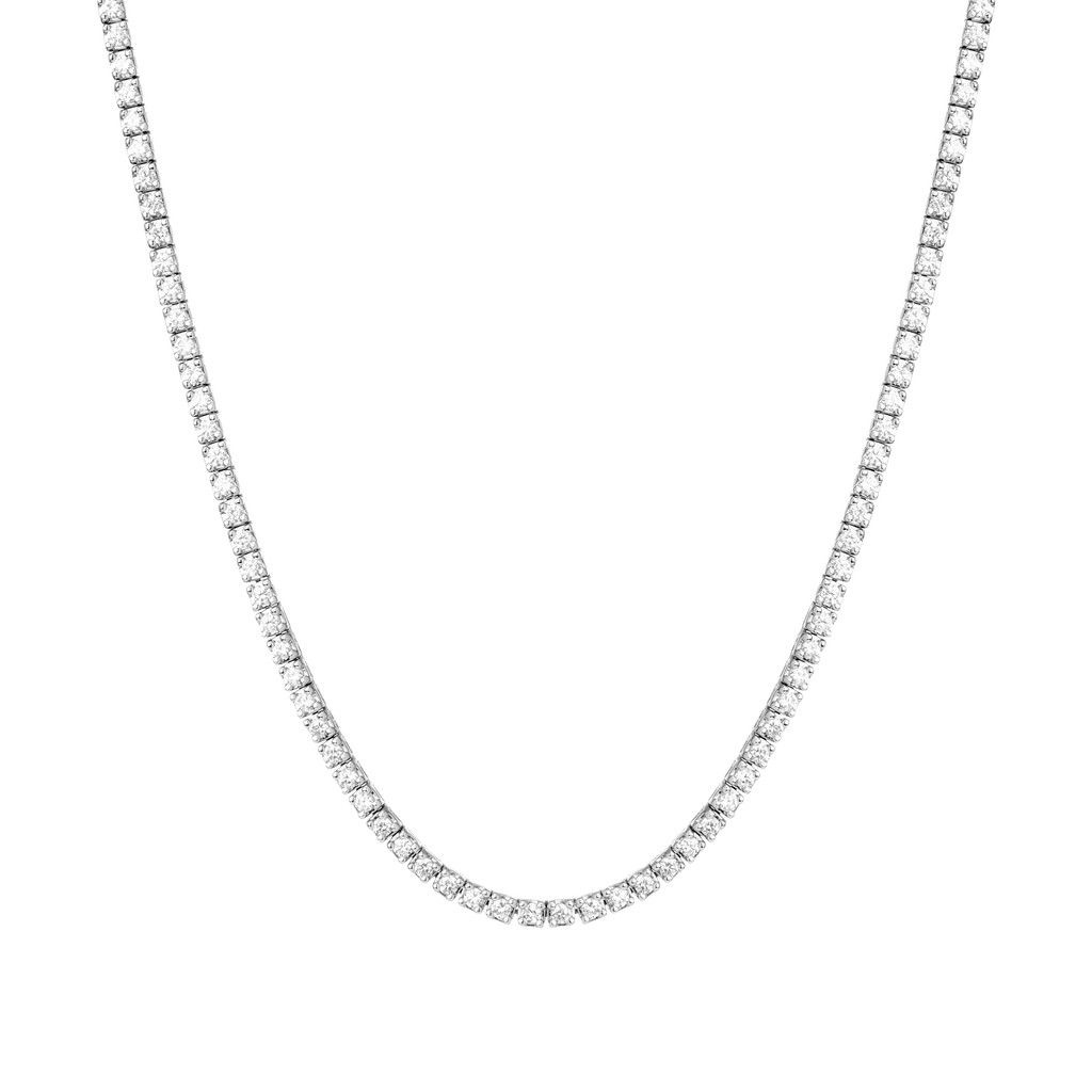 Classic Lab Grown Diamond Tennis Necklace | AUrate New York