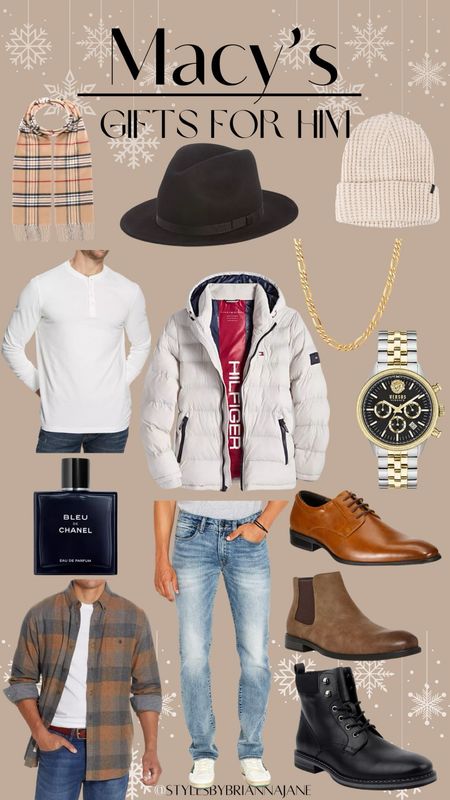 Macys gift ideas for him! Puffer jacket. Mens watch. Mens hat. Men’s shoes.  

#LTKHoliday #LTKGiftGuide #LTKmens