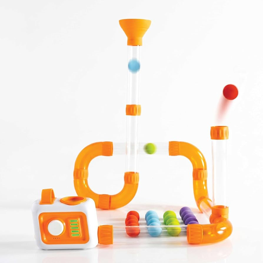 Fat Brain Toys Air Toobz Evo, Original Air-Powered STEM Building Toys for Kids & Teens, Kids Buil... | Amazon (US)
