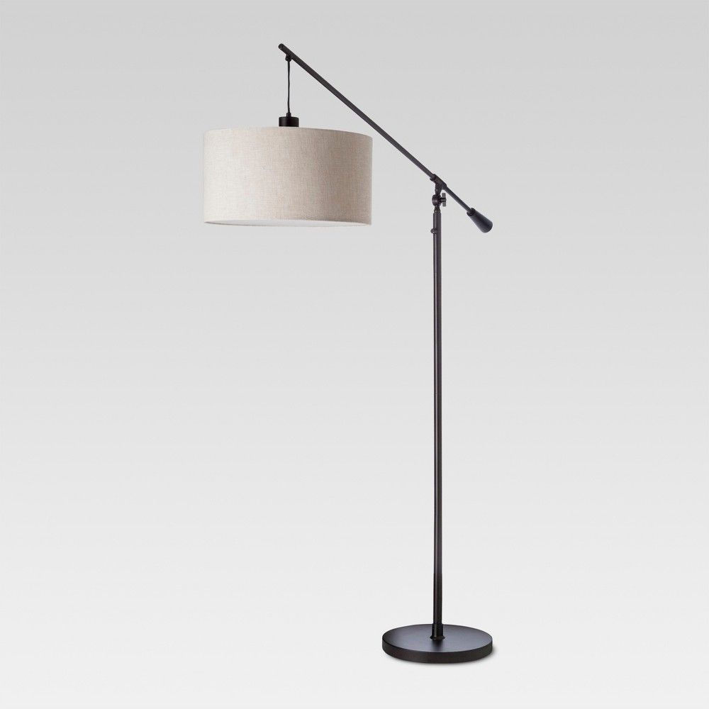Cantilever Drop Pendant Floor Lamp Antique Brown Includes Energy Efficient Light Bulb - Threshold , Size: Lamp with Energy Efficient Light Bulb | Target