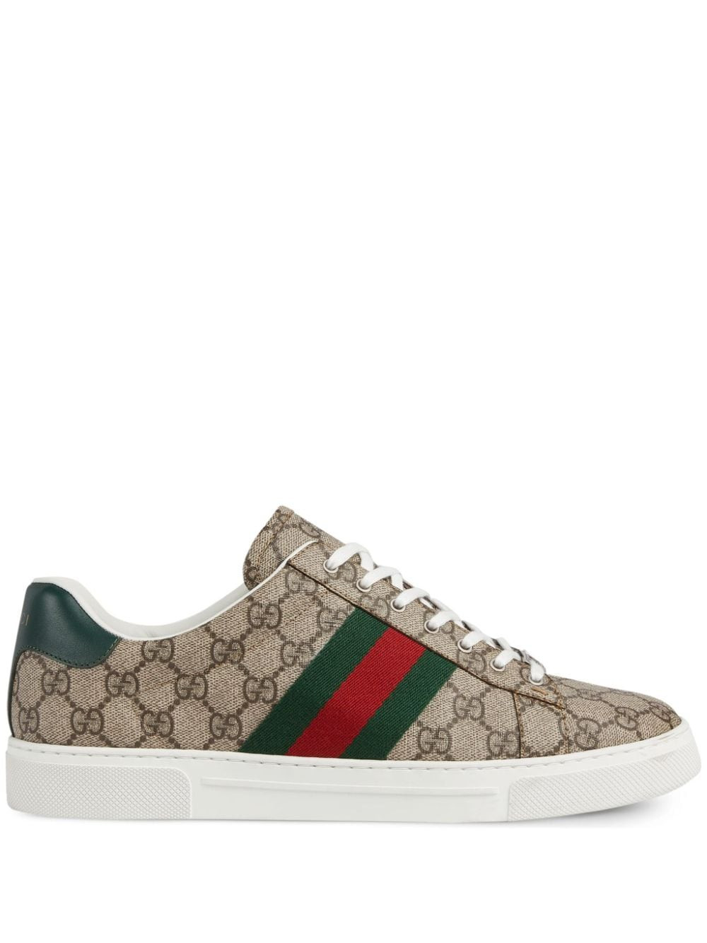 Gucci Men's Ace Gg Supreme Sneakers in Beige | Size 8 | 760775FACMZ9746 | LOZURI