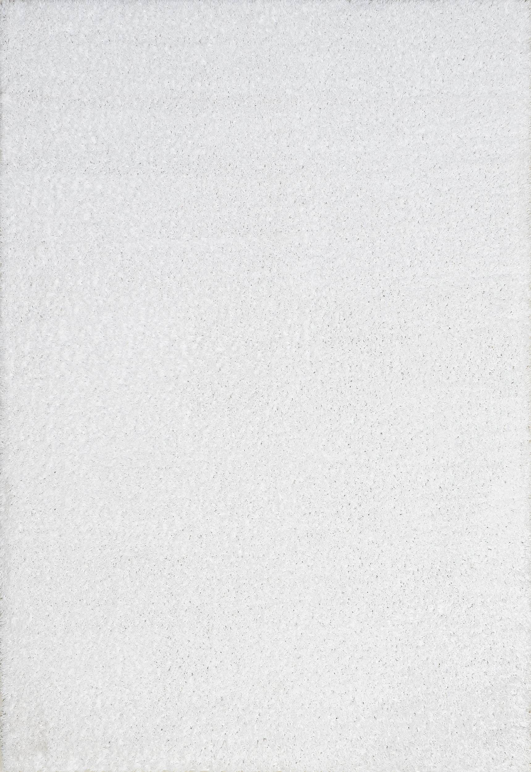 Solid Fluffy | Snow White 5' 3"" x 7' 6"" rug | Rugs USA