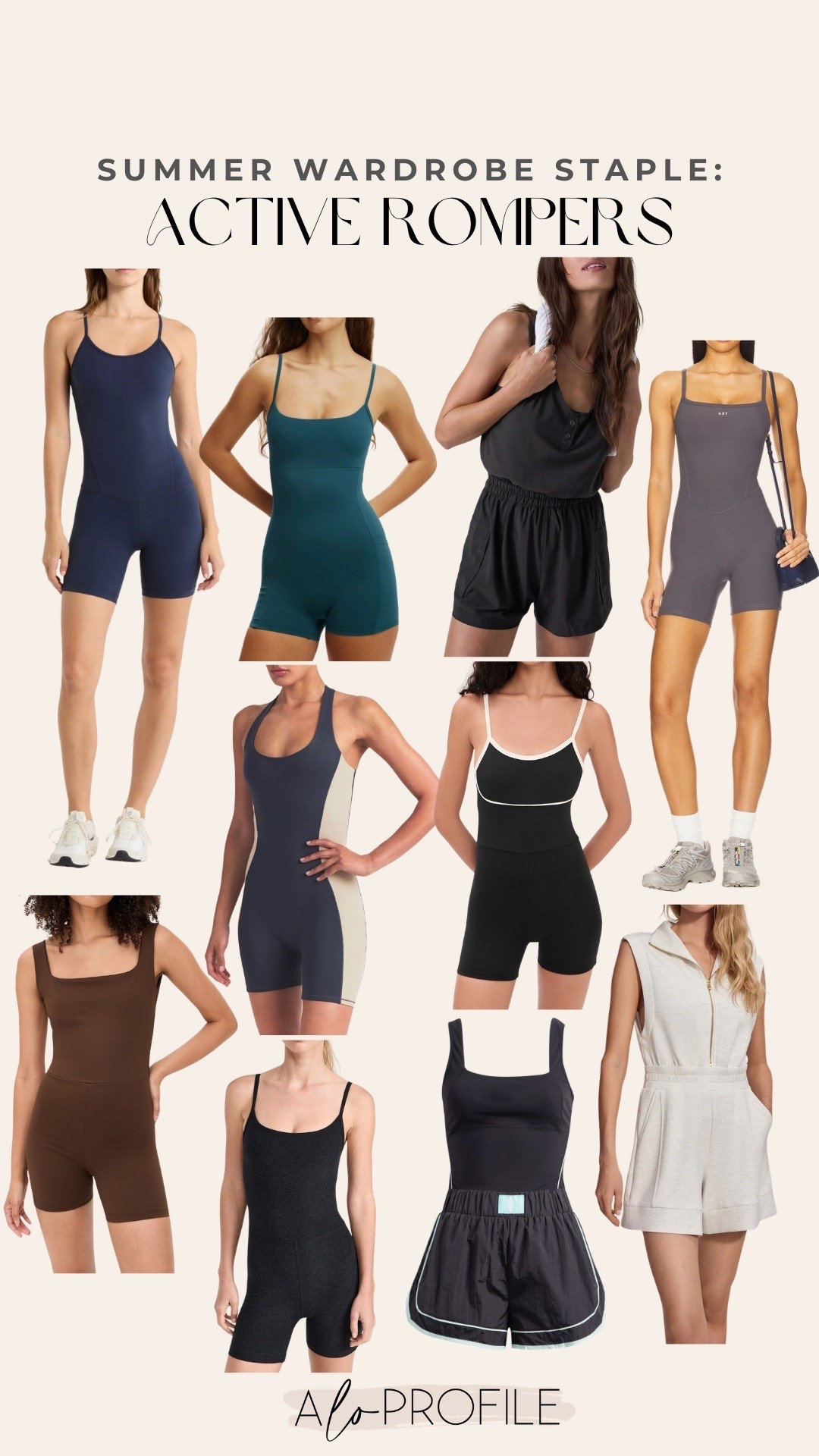 Summer Activewear: Rompers // summer style, summer outfit, summer athleisure, romper, onesie, summer romper, casual summer outfit, active onesie