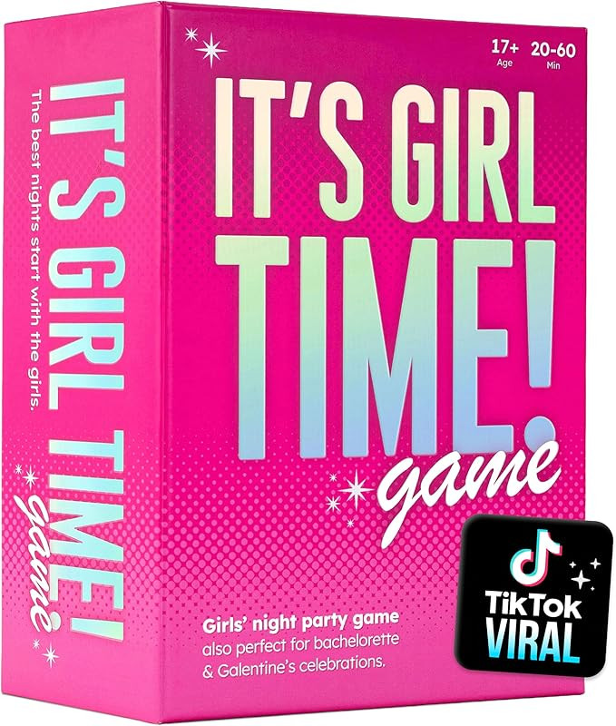 It’s Girl Time - Girls Night Card Game for Bachelorette, Galentines or Ladies Night - 240 Sweet... | Amazon (US)