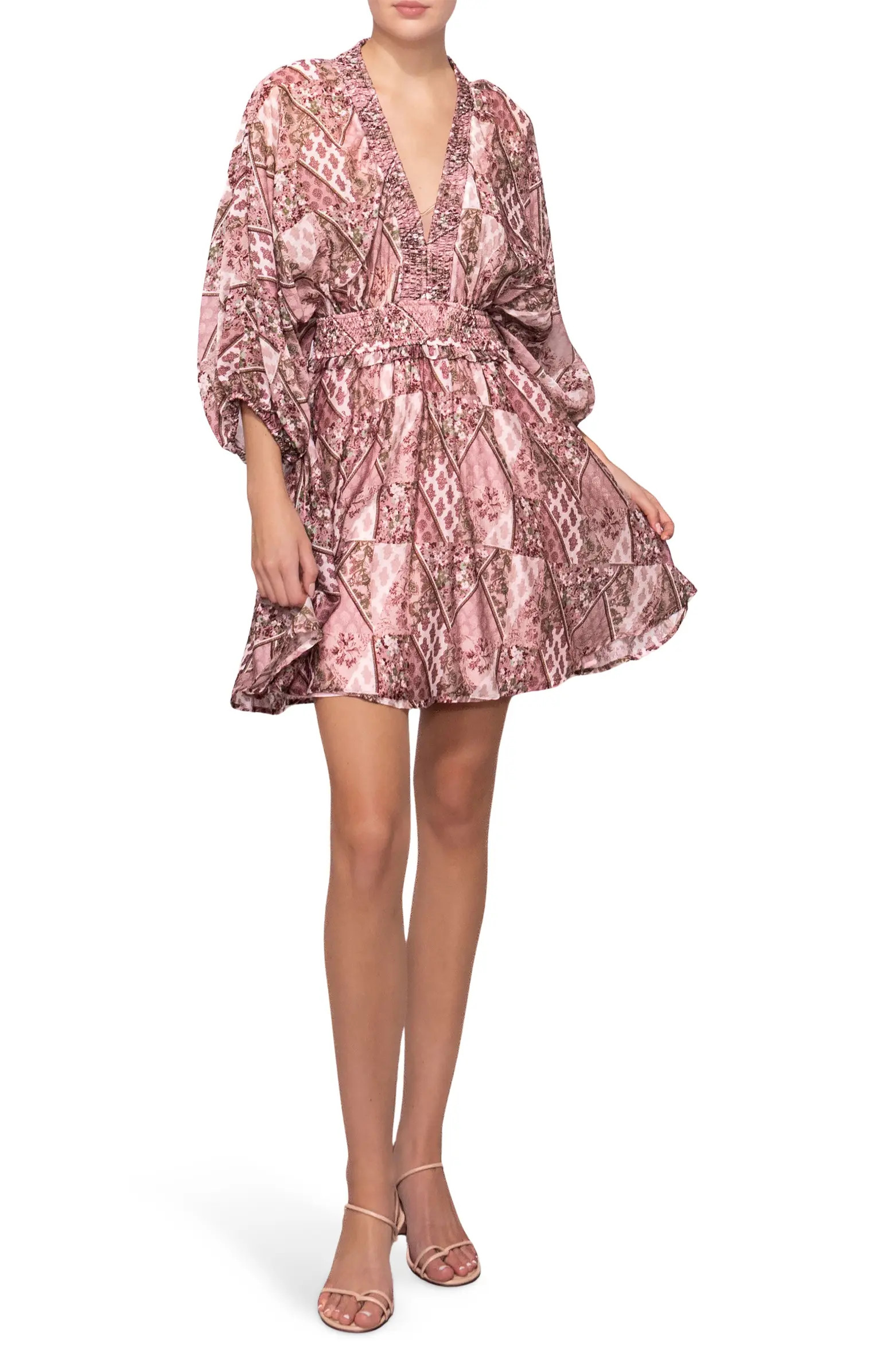 Printed Smocked Dress | Nordstrom Rack