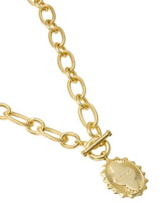 Kendra Scott Mama 14k Gold-Plated Link & Chain Pendant Necklace - Macy's | Macy's